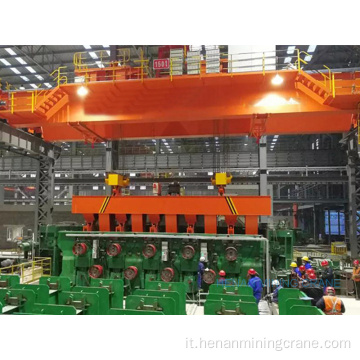 Crane di metallurgia che cambia il rotolo automatico completo